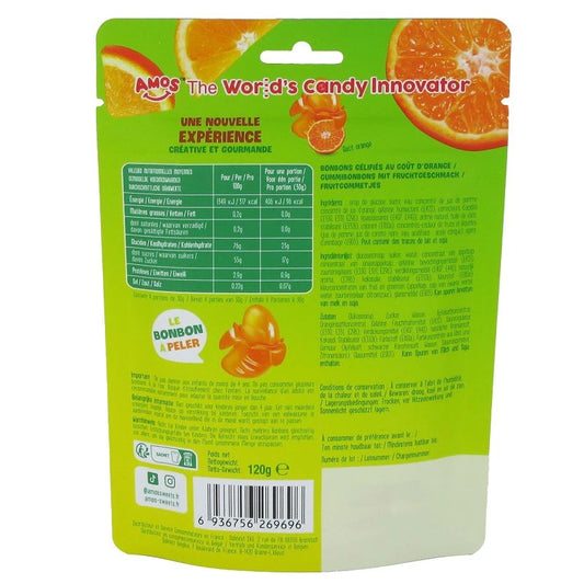 Bonbons à peler AMOS Peelerz Orange