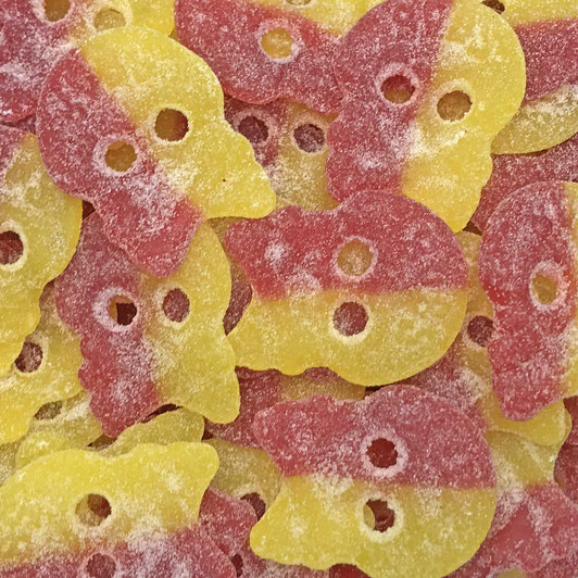 BUBS Lemon Raspberry Skalle – Citron Framboise Acidulé