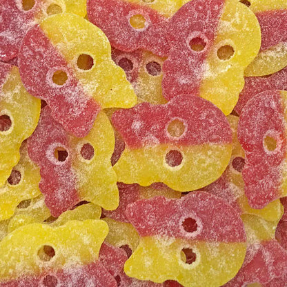 BUBS Lemon Raspberry Skalle – Citron Framboise Acidulé