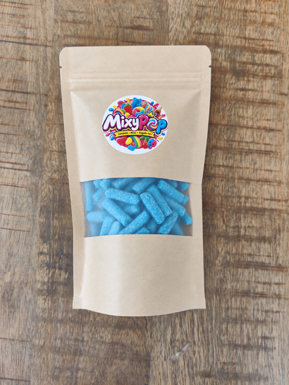Bonbons Hitschies Framboise acidulés bleus