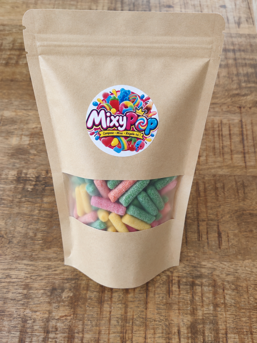 Assortiment de bonbons Hitschies fruités et acidulés