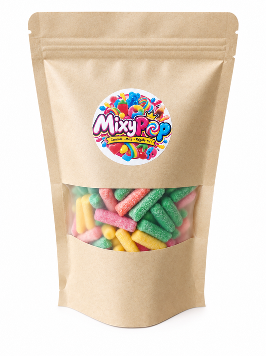 Hitschies Assortiment Acidulé – bonbons fruités multicolores