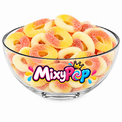 Trolli Anneaux Pêche – 250 g, 500 g ou 1 kg
