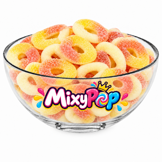 Trolli Anneaux Pêche – 250 g, 500 g ou 1 kg
