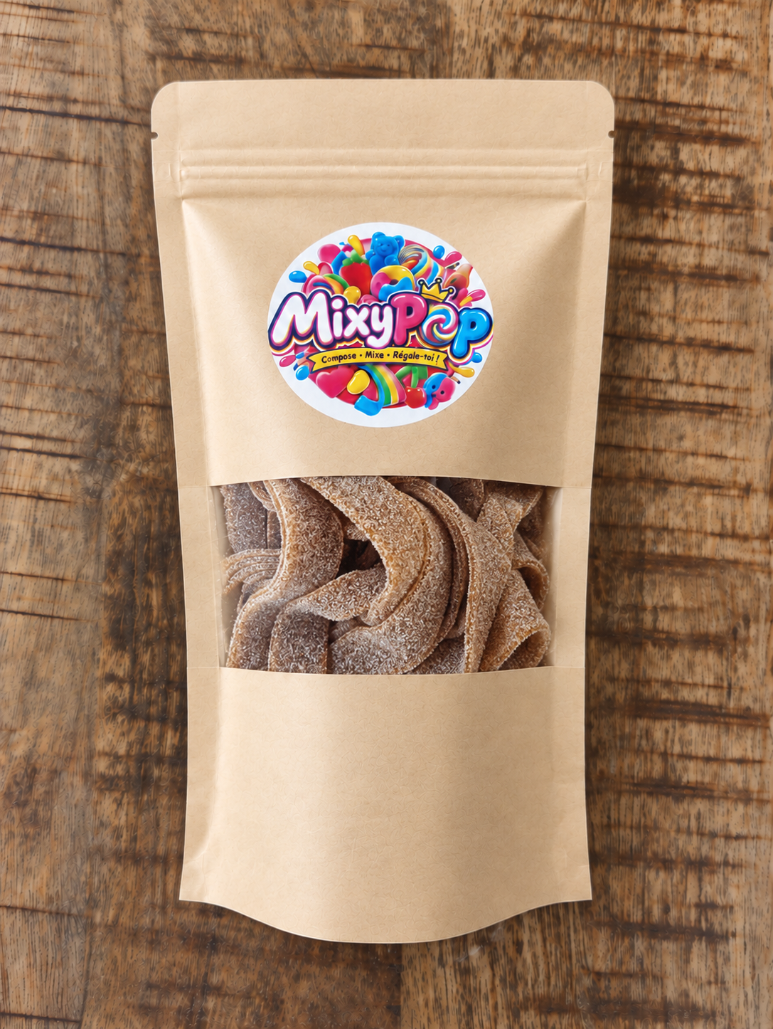 Bonbons Bandos Cola en longs rubans acidulés