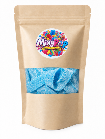 Bandos Framboise bleue acidulés – bonbons en ruban