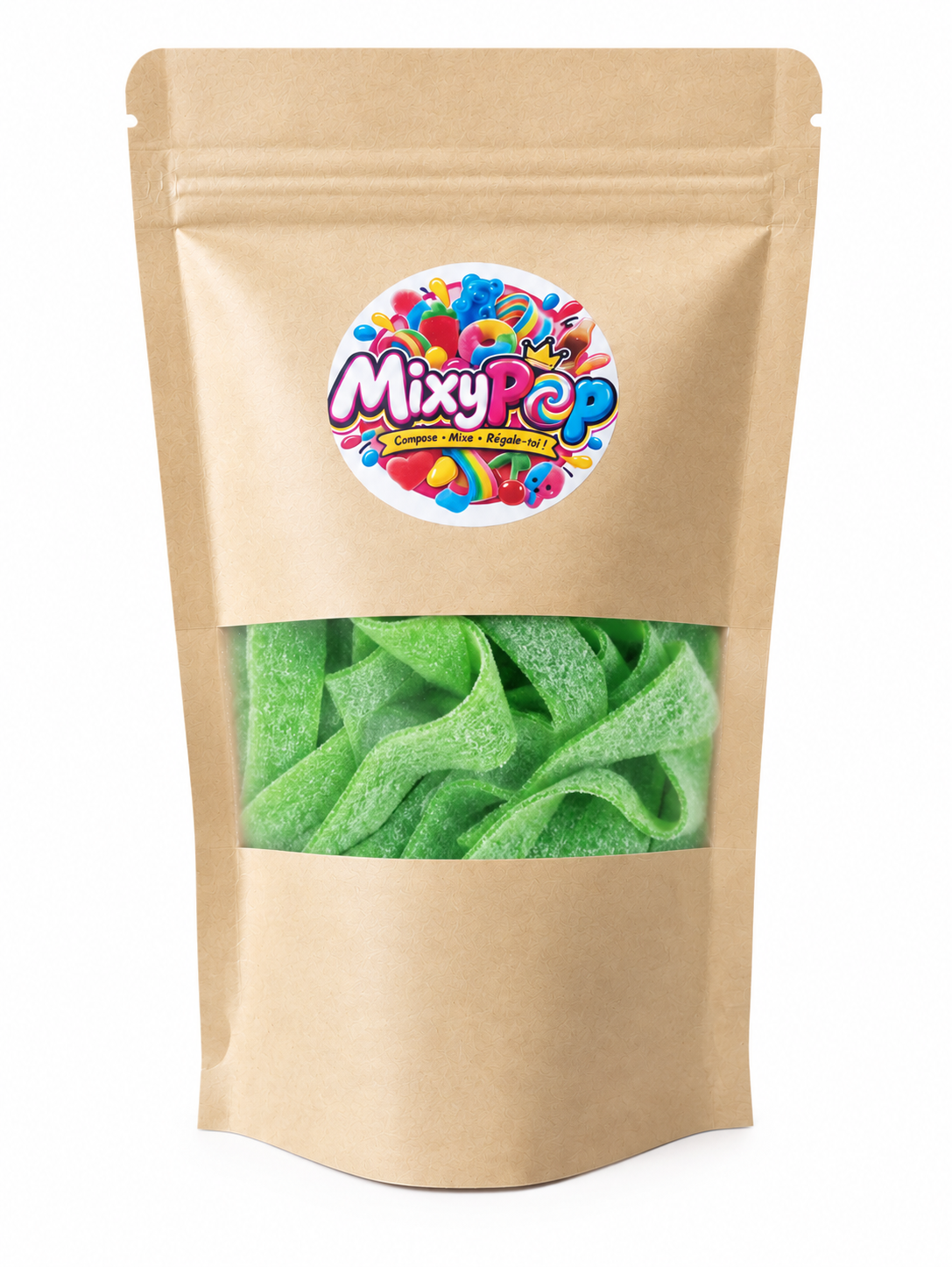 Bandos Pomme acidulés – bonbons en ruban saveur pomme